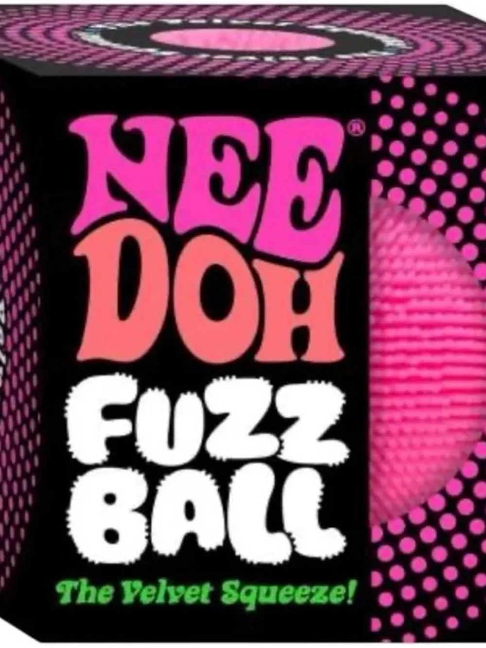 NeeDoh Fuzz Ball - Pink Velvet Squeeze 🩷